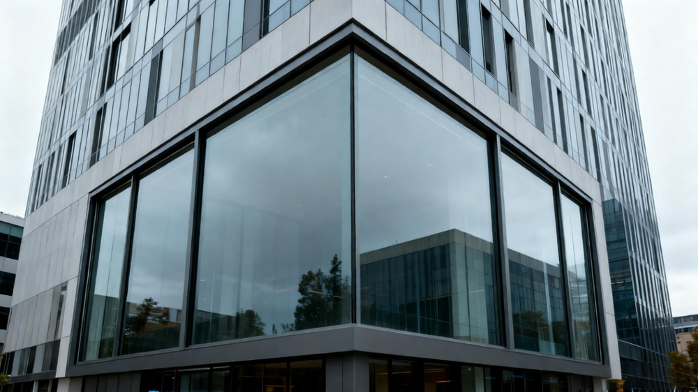 corner aluminum window