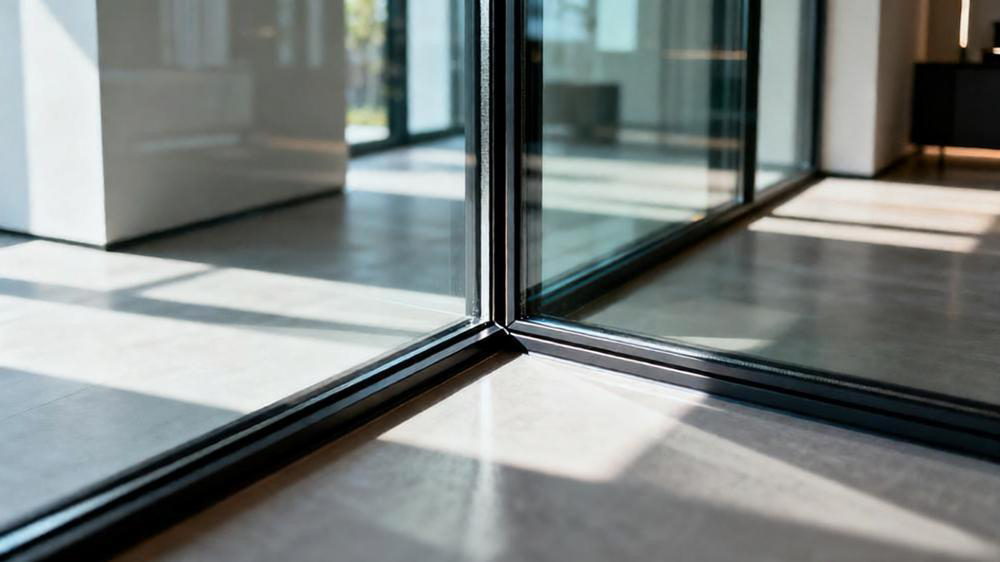 corner aluminum window