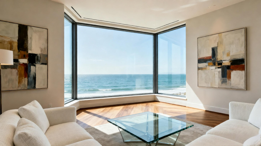 corner aluminum window