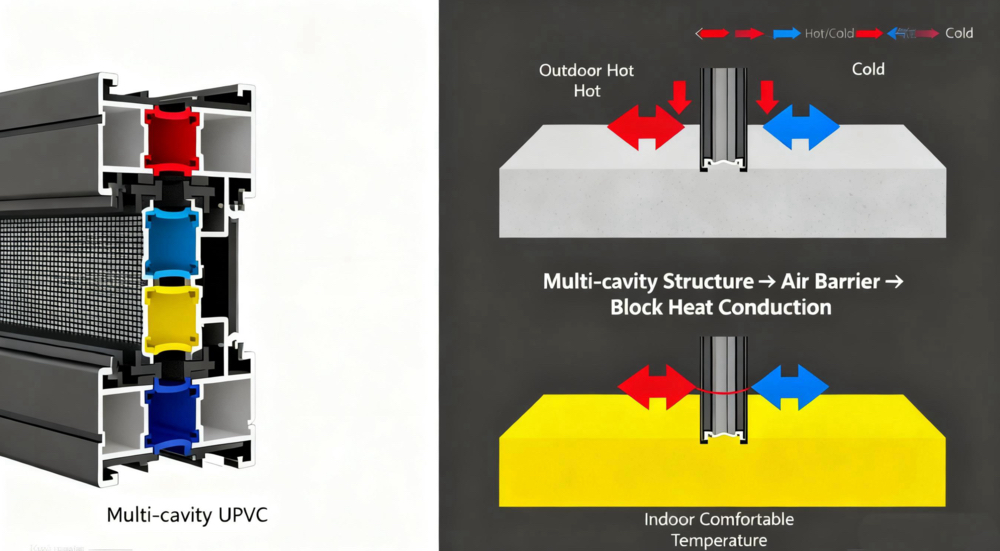 UPVC door & window profiles