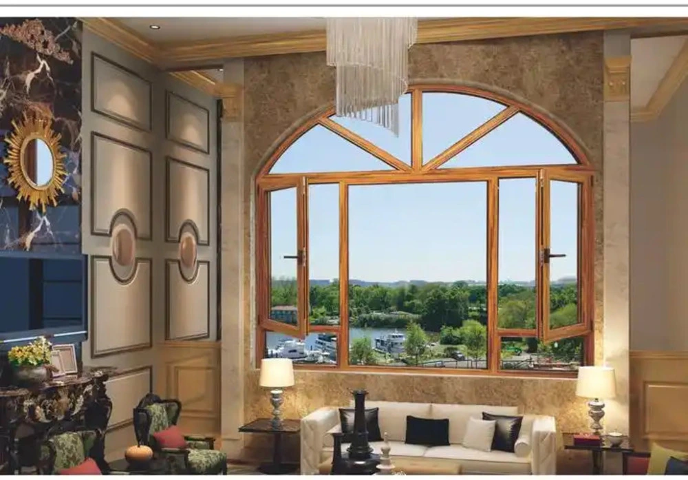 arched aluminum windows