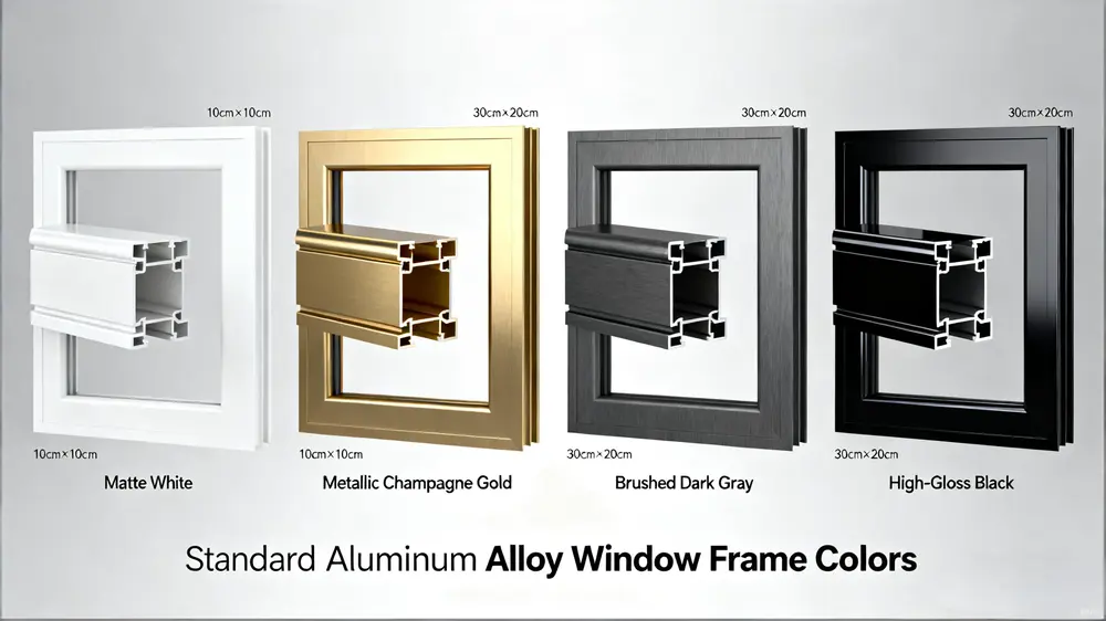 3 track aluminium window