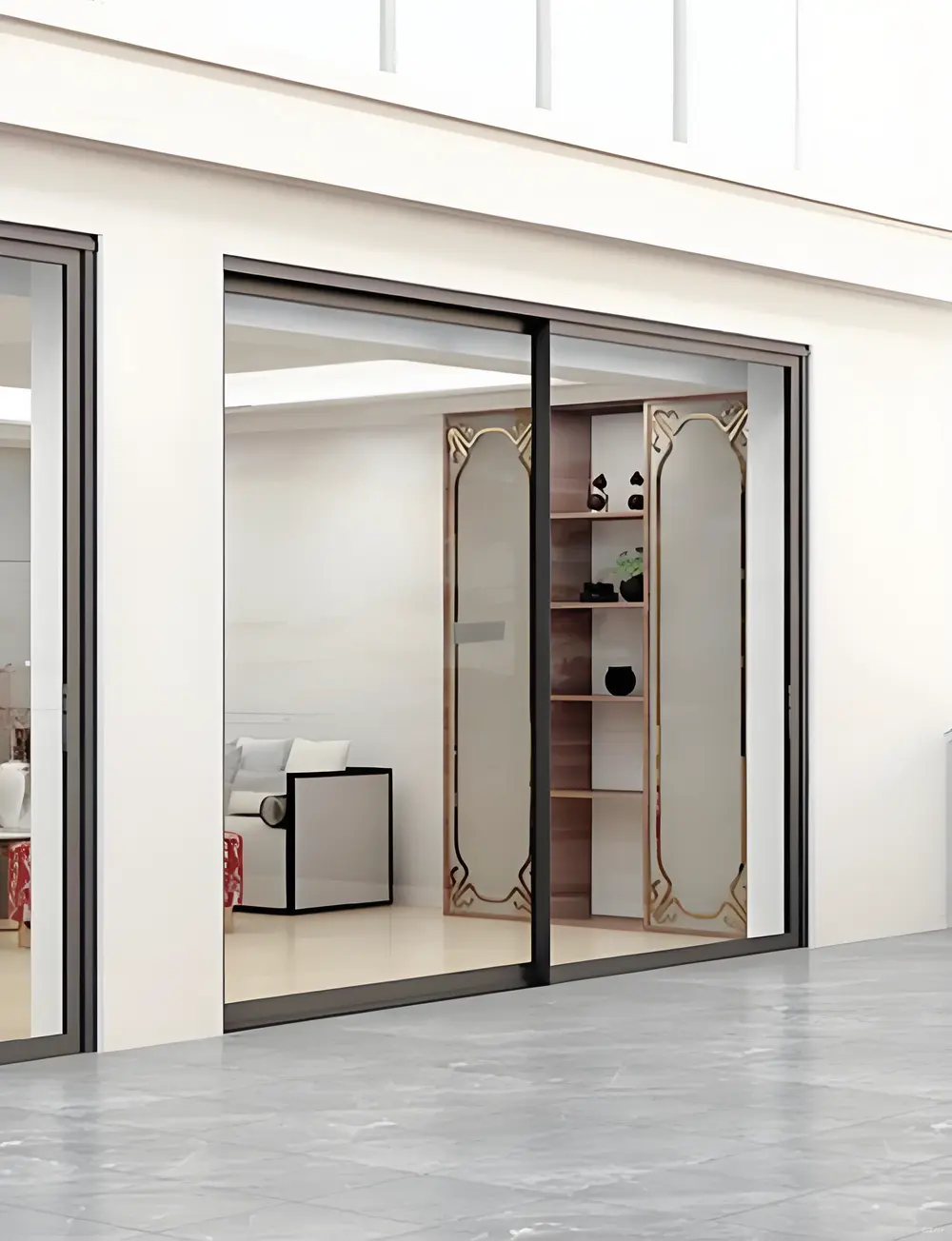 Aluminum Automatic Sliding Door