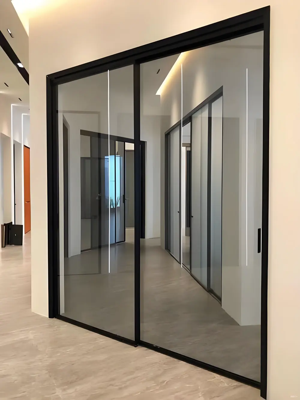 Aluminum Automatic Sliding Door