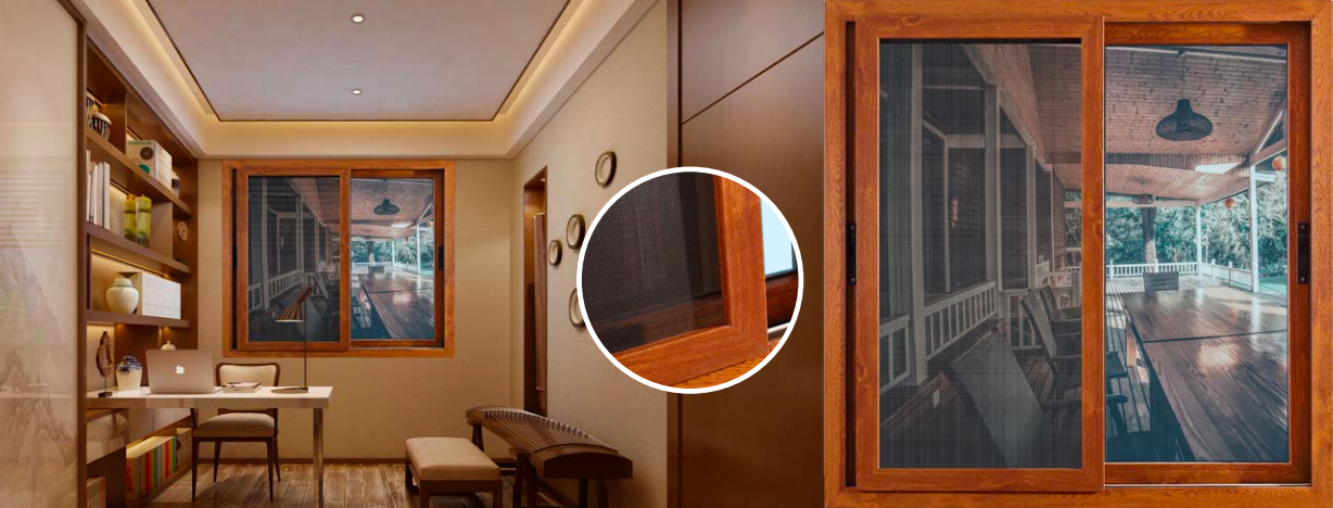 Two Track UPVC Sliding Window