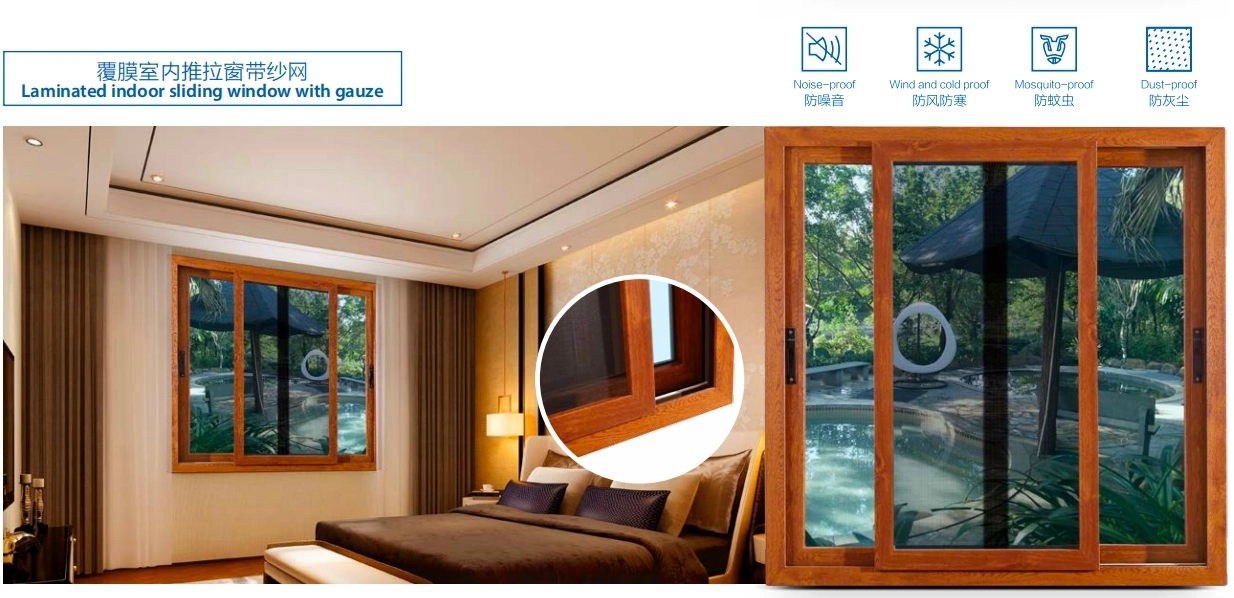 Three Track UPVC Sliding Window Three Track UPVC Sliding Window