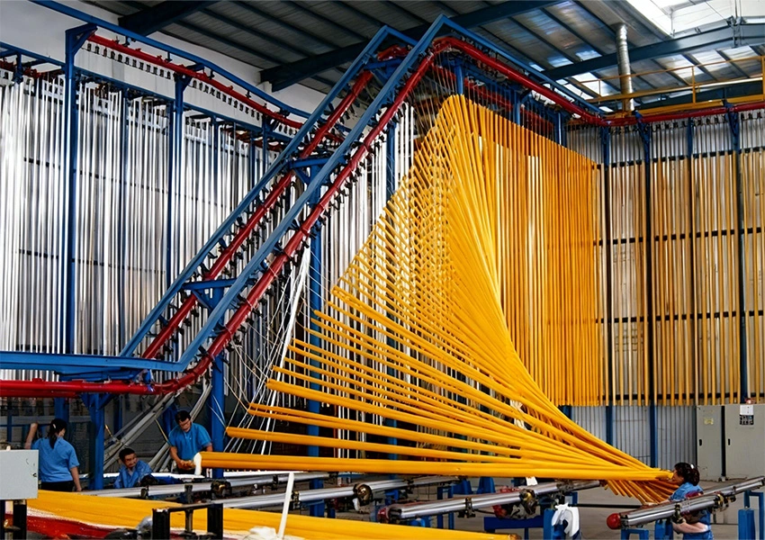 Vertical spraying Vertical spraying