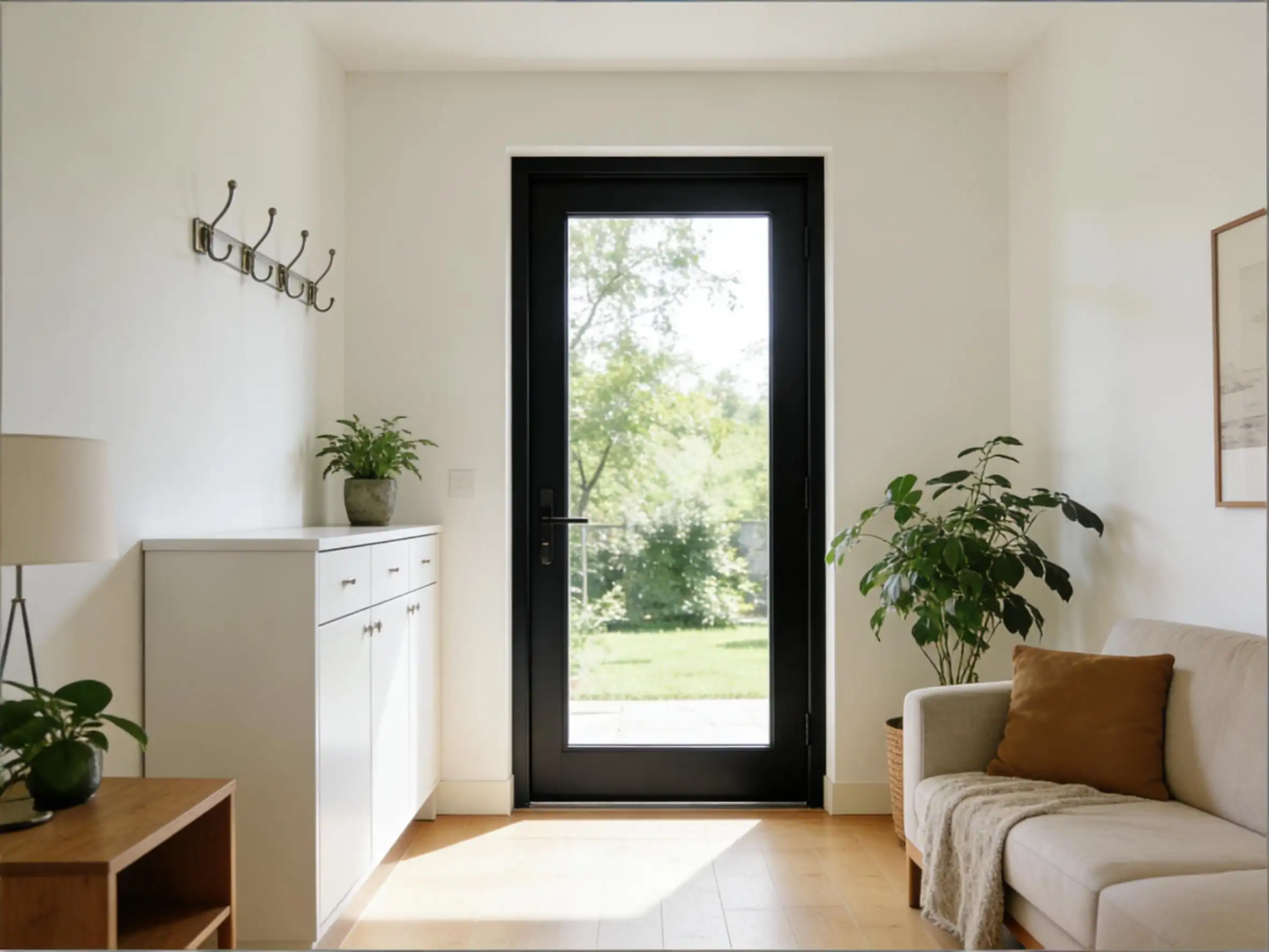 aluminum glass swing door