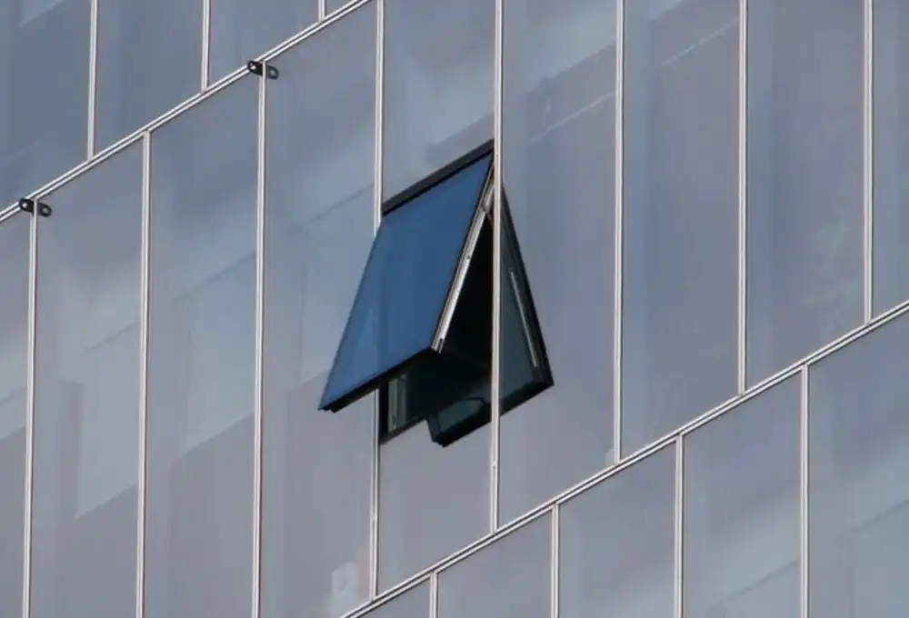 aluminum top hung window