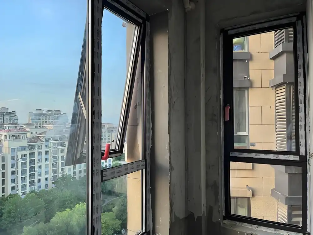 aluminum top hung window