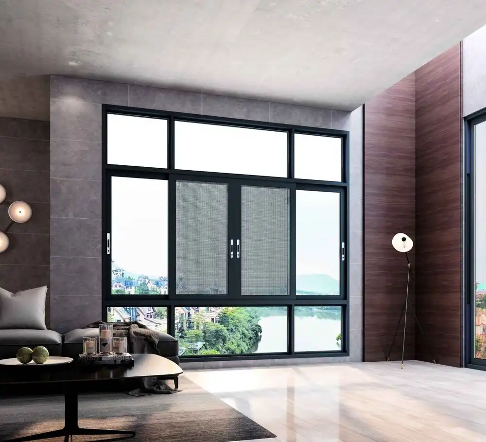 aluminium 3 track sliding window