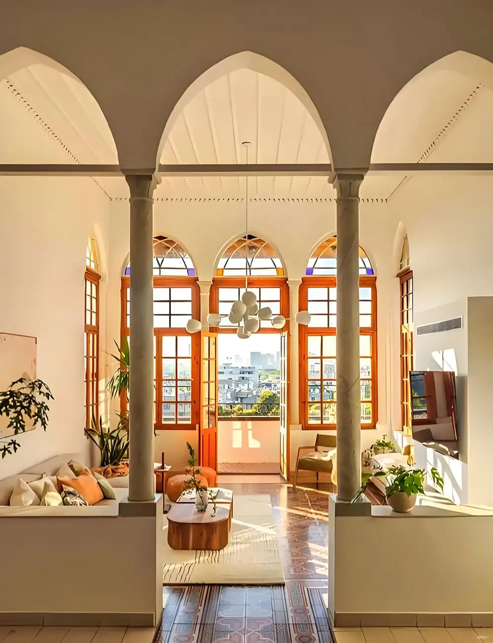 Aluminum Curved Glass Window