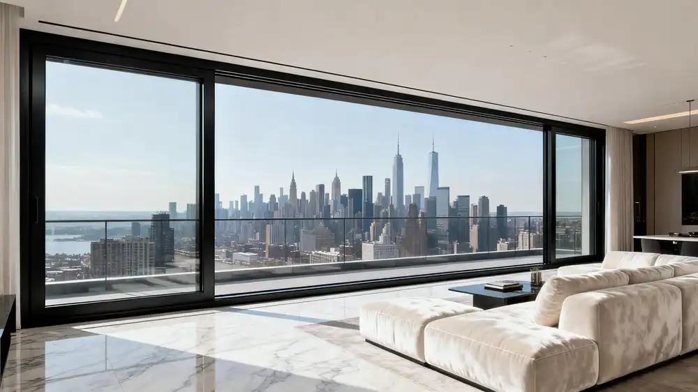 commercial glass sliding doors exterior