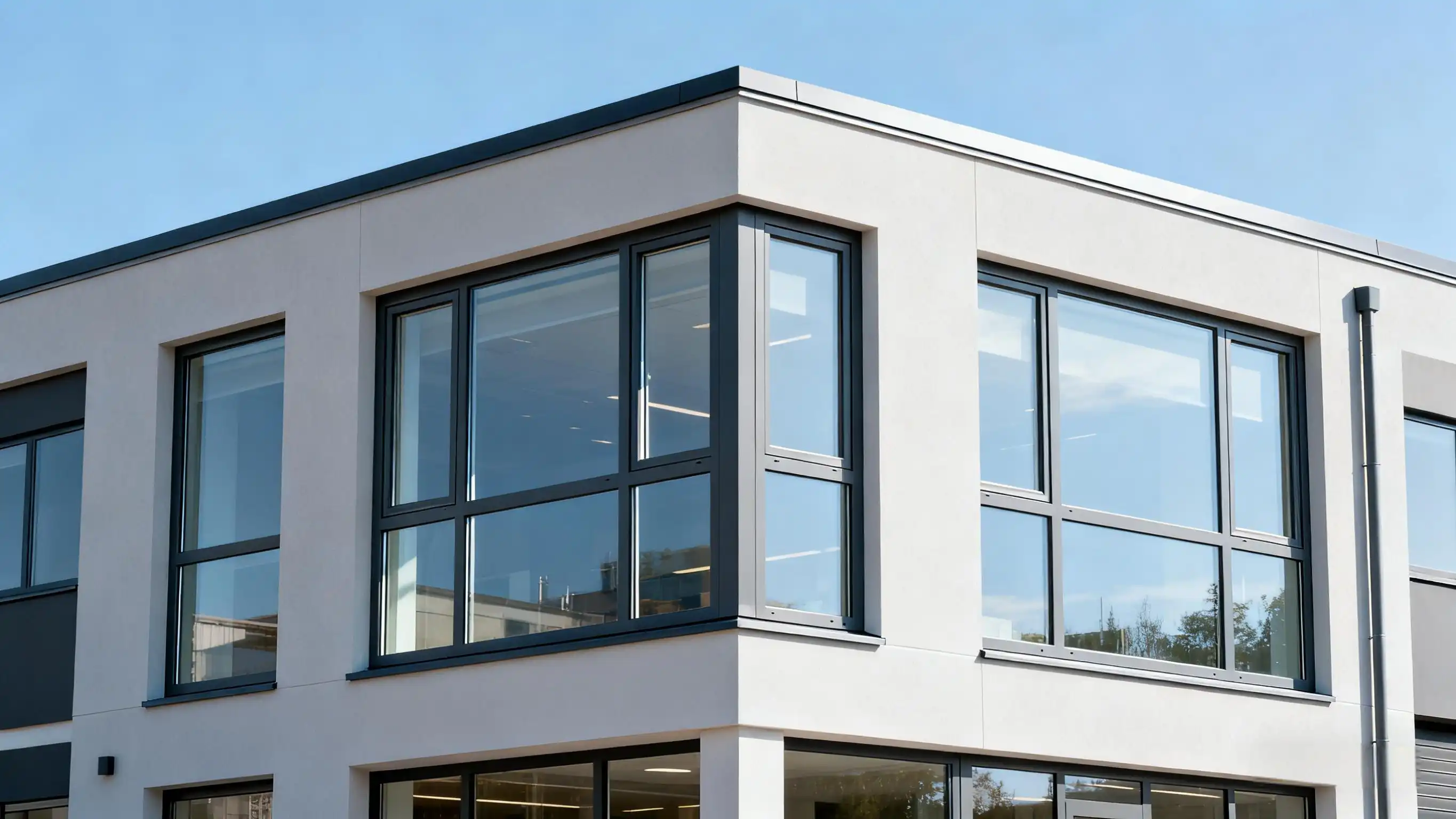 Architectural Corner Window UPVC