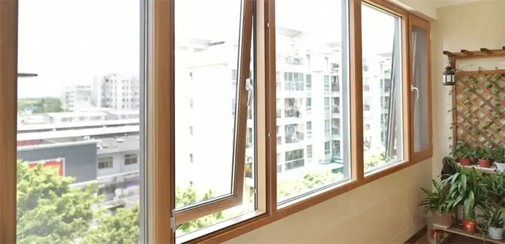 top hung outward window