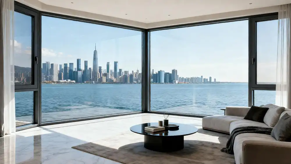 corner window aluminium