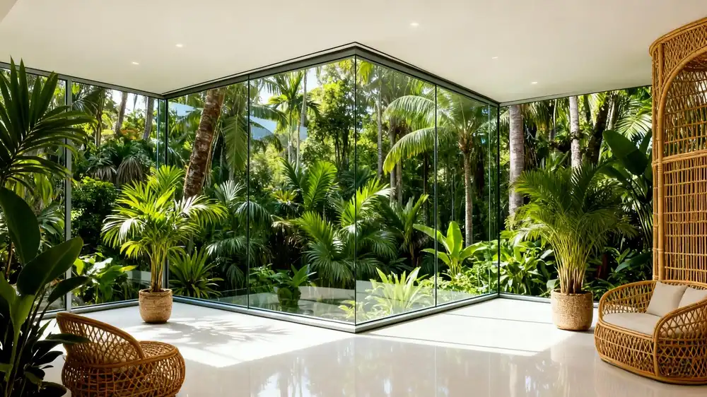 corner window aluminium