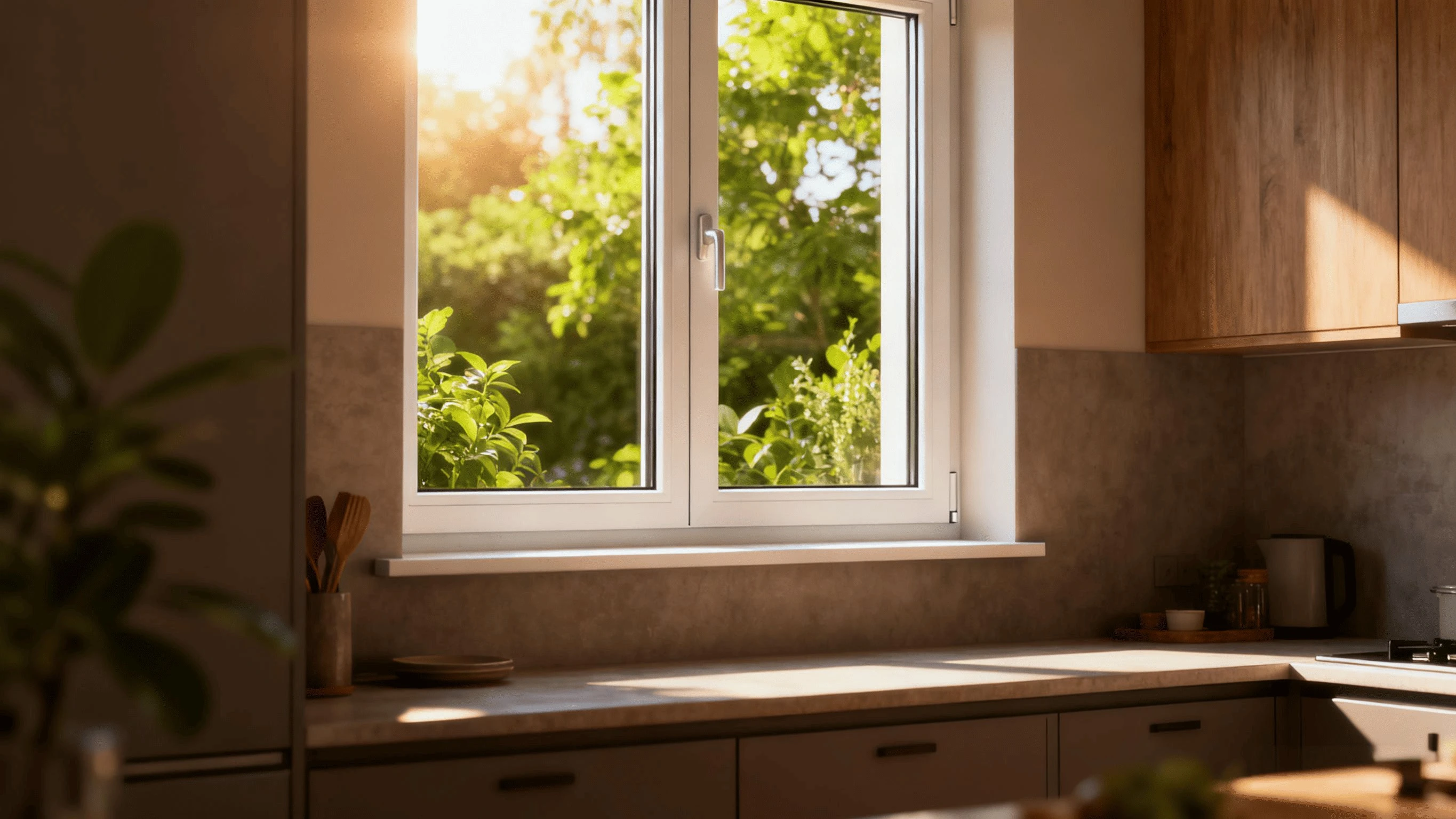 White UPVC Casement Windows White UPVC Casement Windows