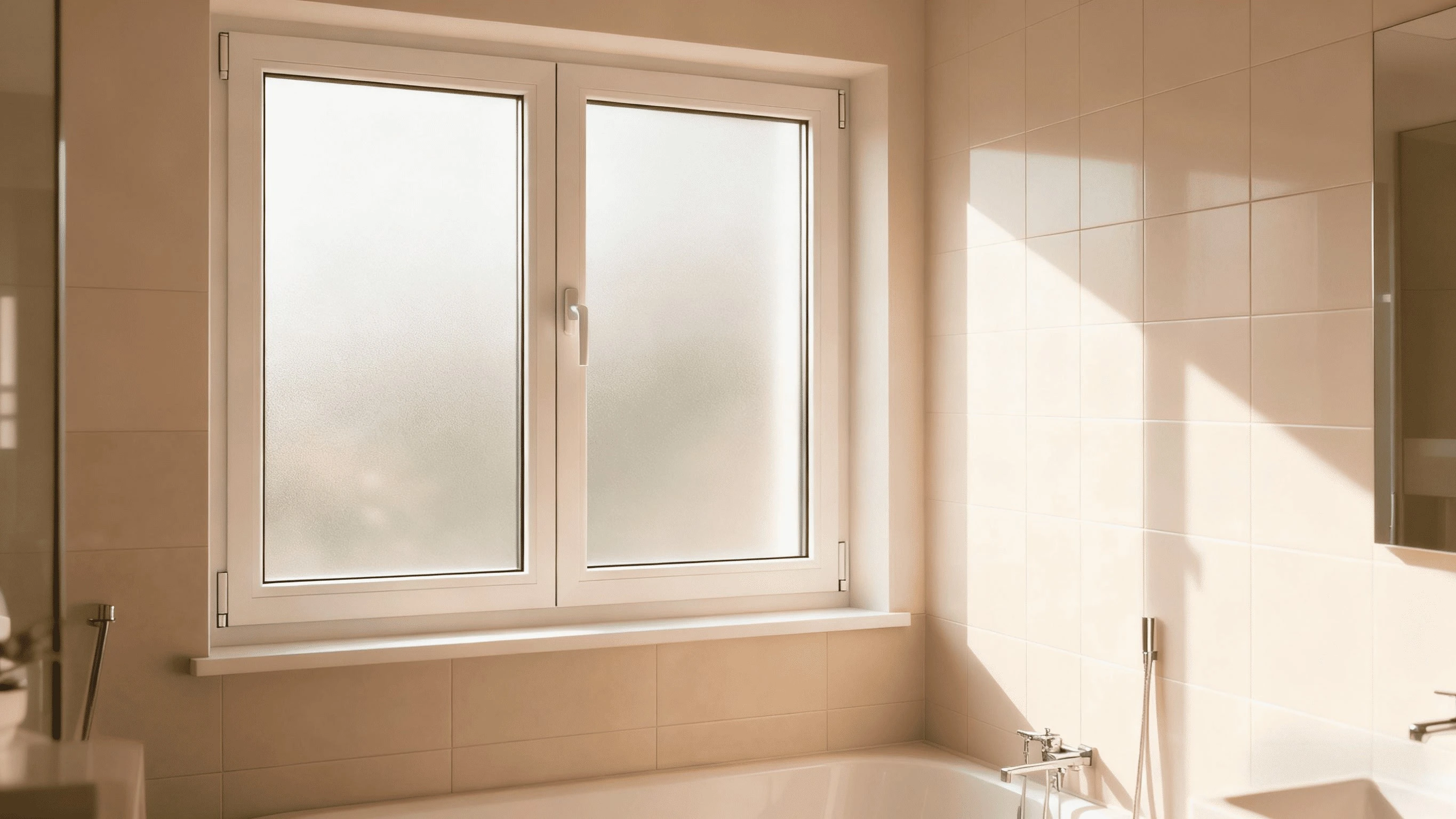 White UPVC Casement Windows