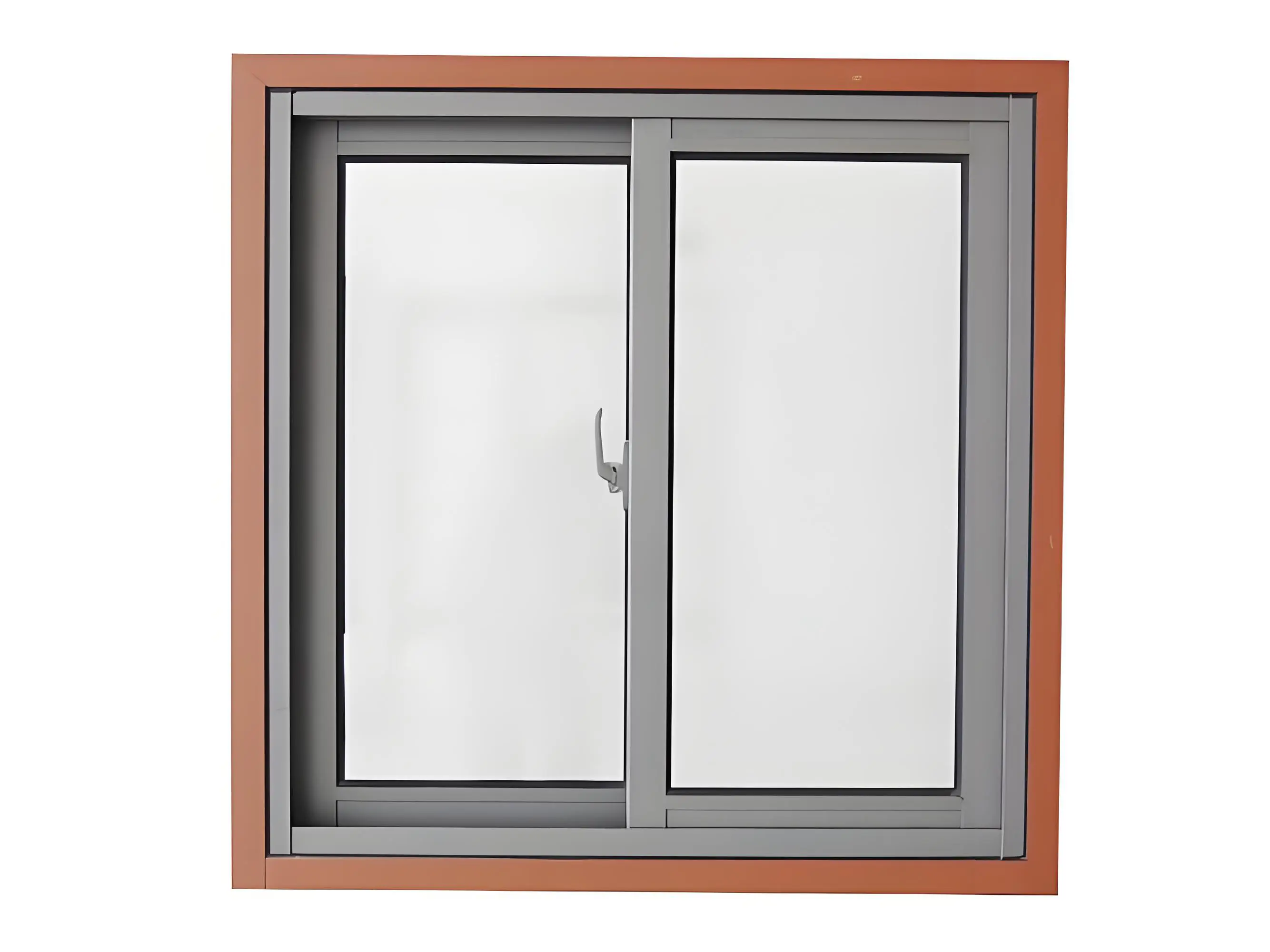 two-track UPVC sliding window