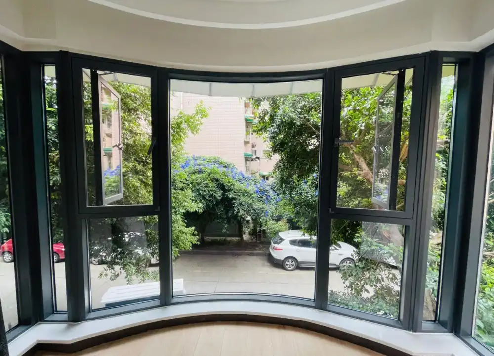 Aluminum Curved Glass Window Aluminum Curved Glass Window