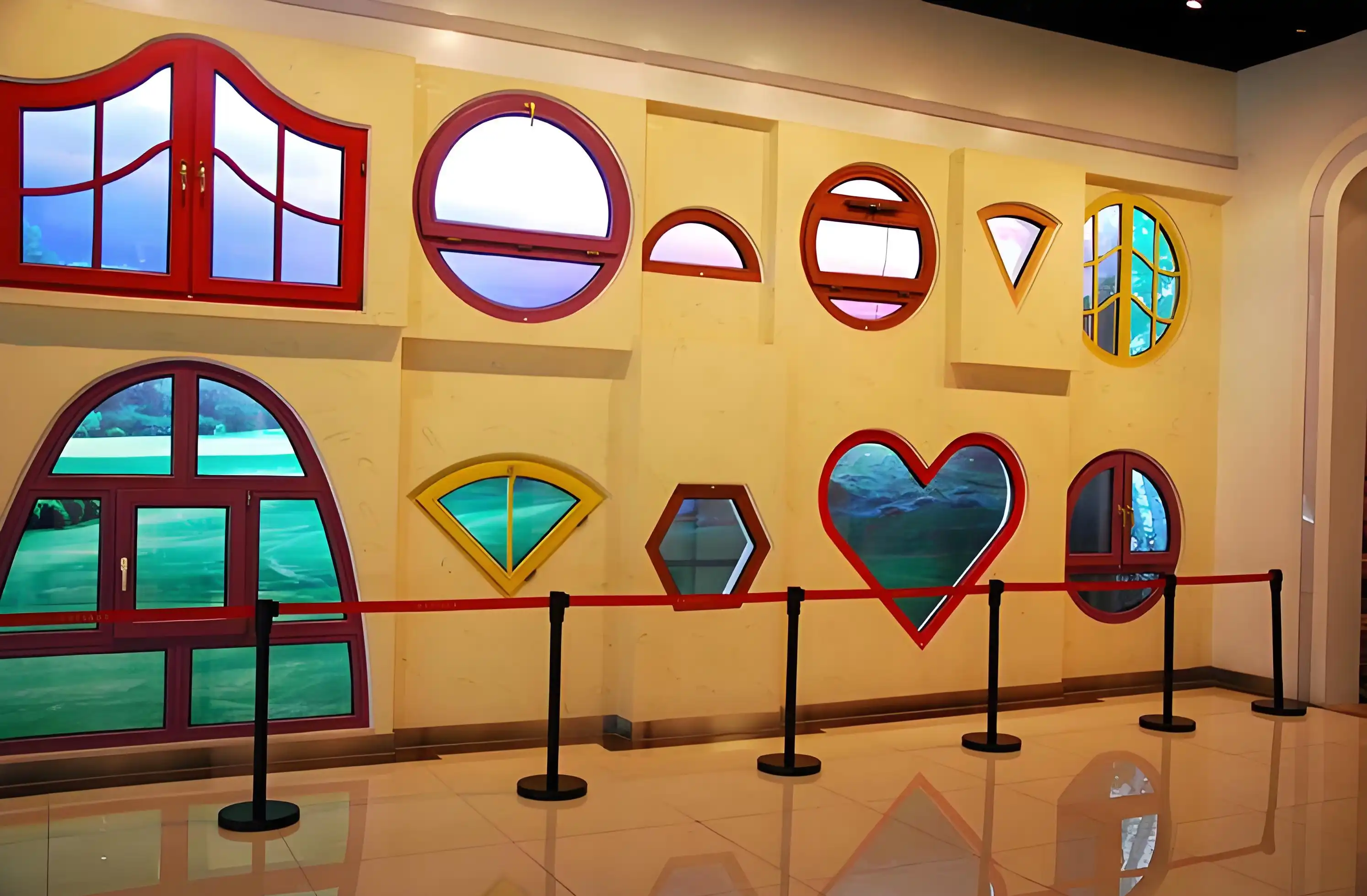 Aluminum Curved Glass Window