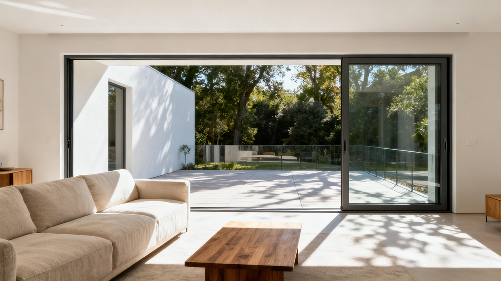  aluminium sliding doors external