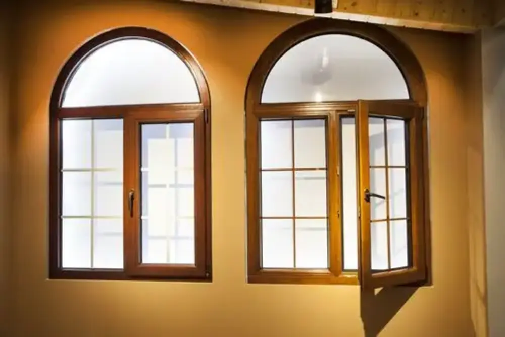 arched aluminum windows