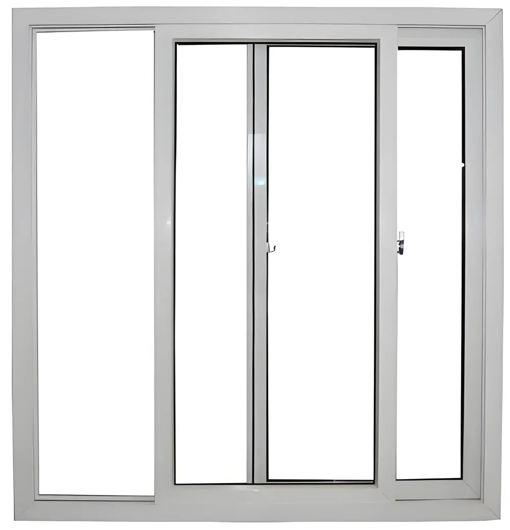 Two Track UPVC Sliding Window