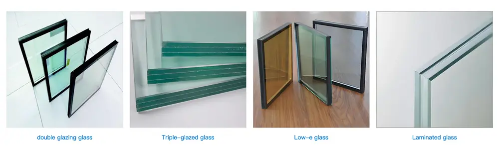 White UPVC Casement Windows glass