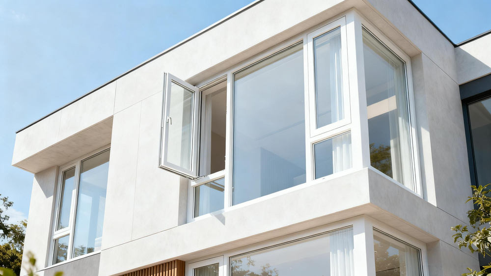 White UPVC Casement Windows White UPVC Casement Windows