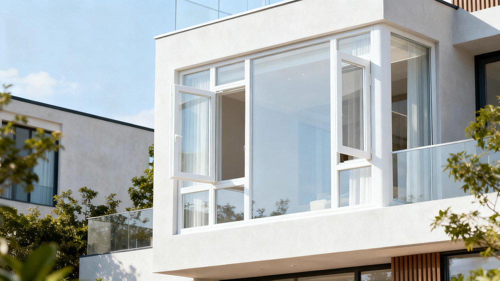 White UPVC Casement Windows White UPVC Casement Windows