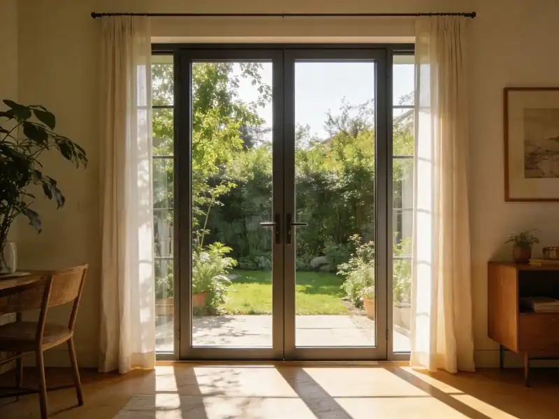 How Aluminum Glass Swing Door Improves Natural Light and Ambience?