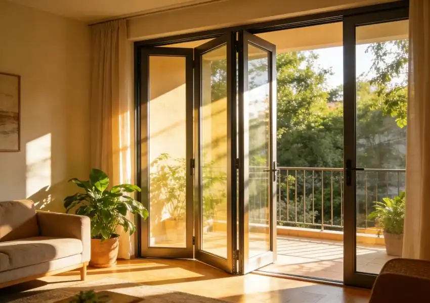 How does an Aluminum Folding Glass Door perform in extreme weather?